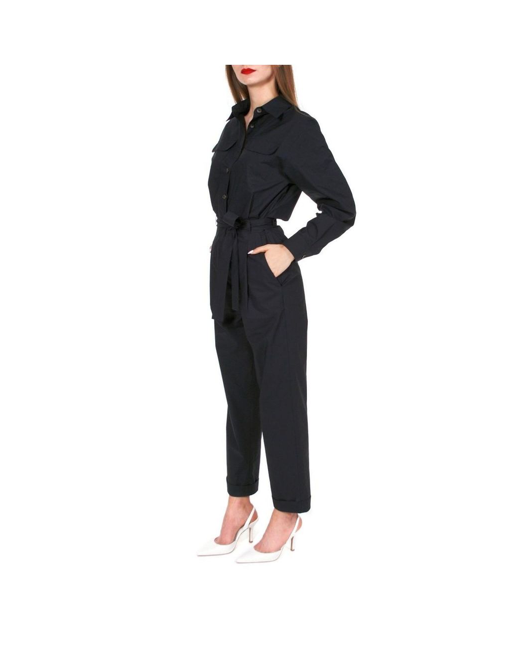 AGGI by HALEWSKI Black Louise Ebony Jumpsuit