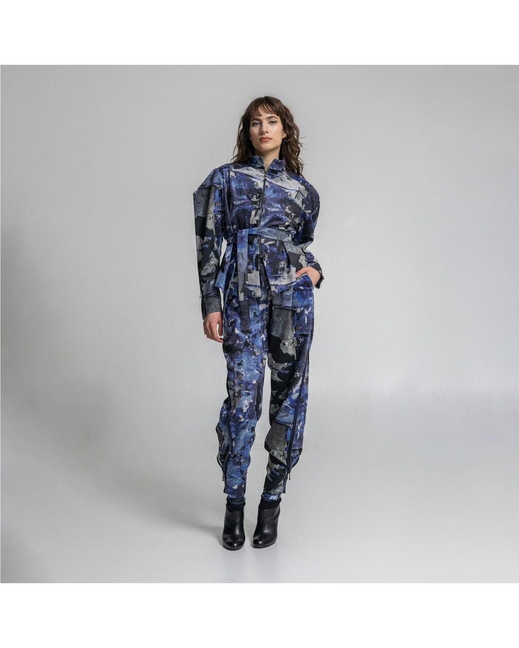 ARTISTA Blue Secret Stories Corduroy Shirt Jacket