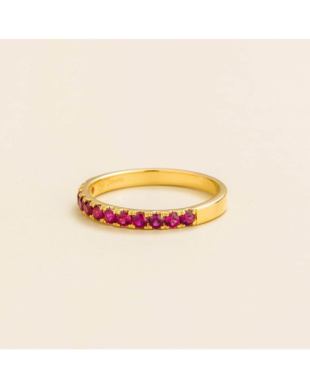 Juvetti Multicolor Salto Ring Set With Ruby