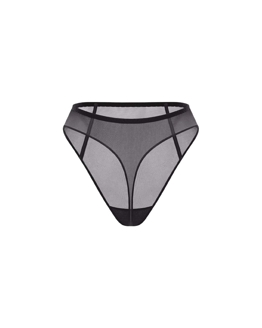 Zhilyova Gray Unnamed High-Waisted Thong