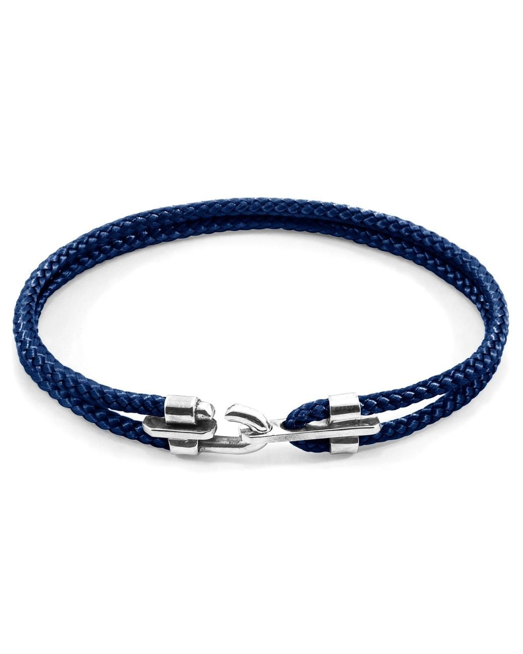 Anchor and Crew Blue Canterbury & Rope Bracelet for men