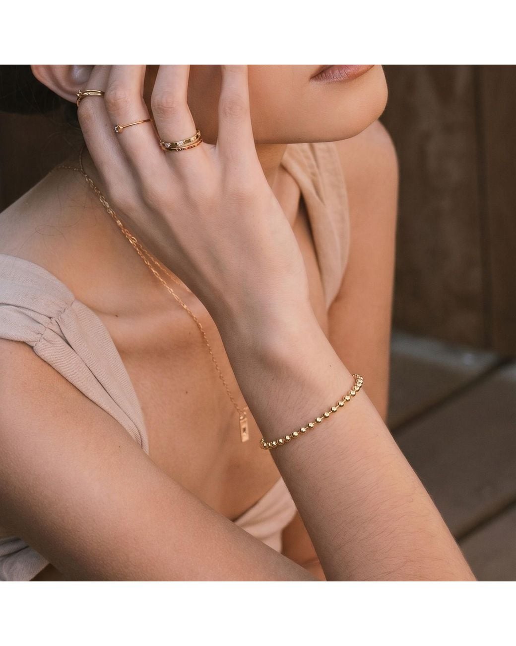 With Love Darling Metallic Hedvig Bracelet