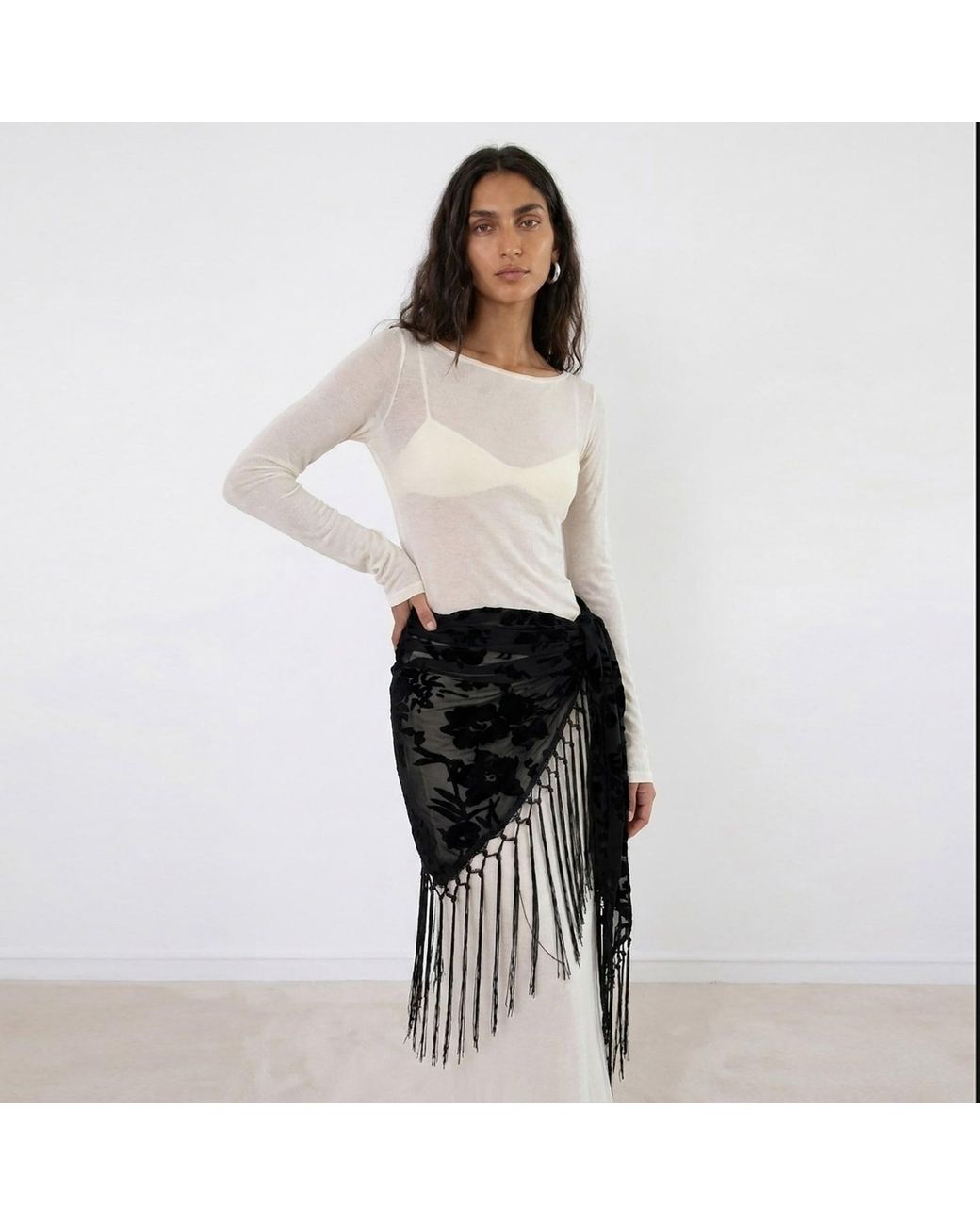Tohen Black Astley Scarf