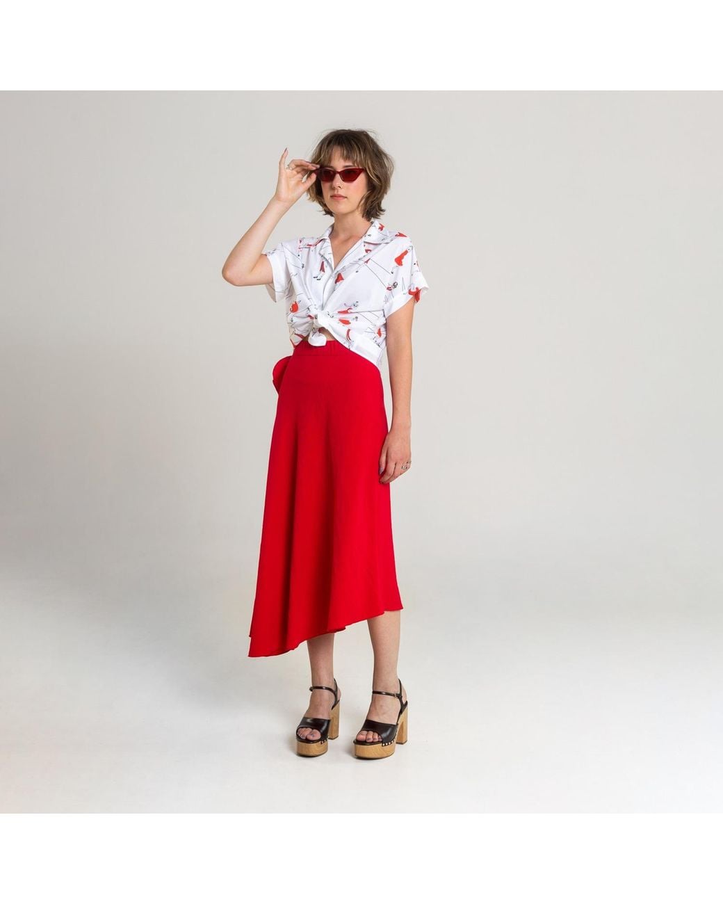 ARTISTA Red Dance Skirt