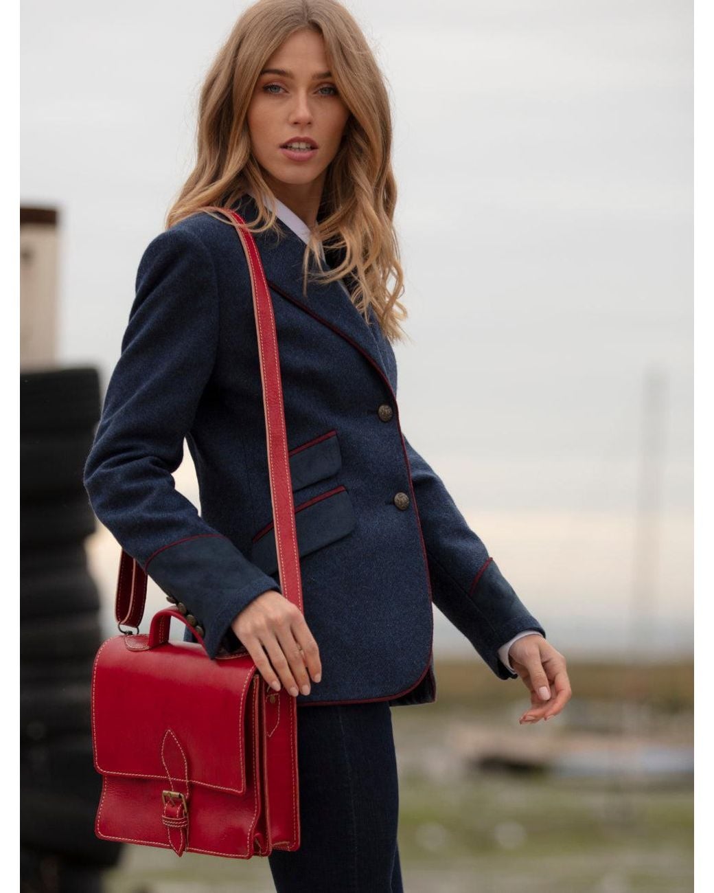 Berber Leather Red The Casablanca Mini Satchel