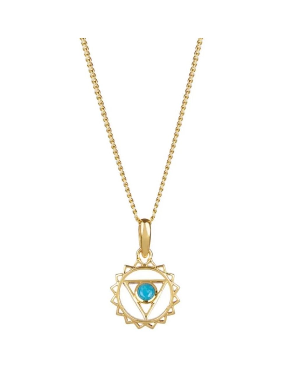 Charlotte's Web Jewellery Metallic Throat Chakra Necklace