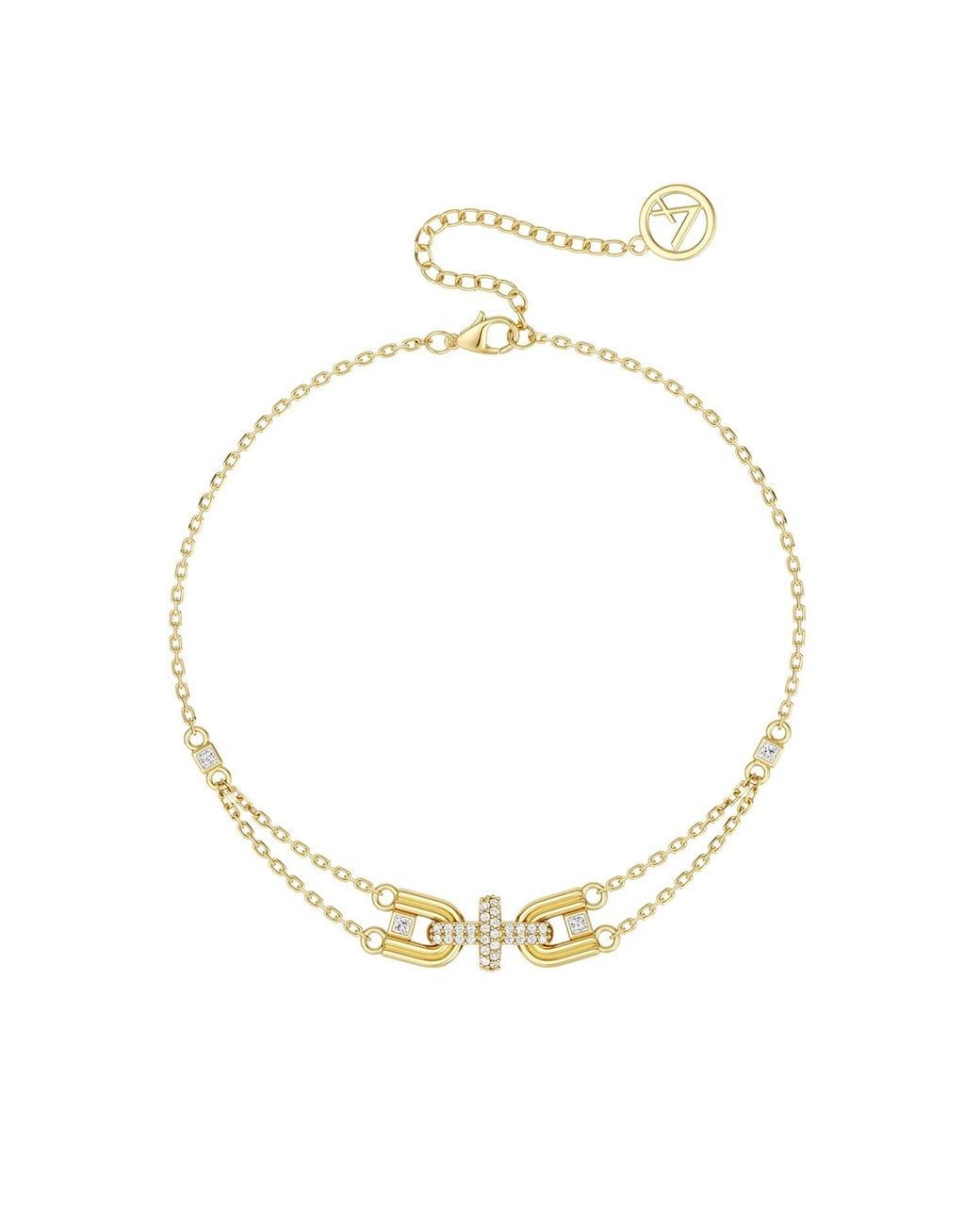 Vanimy Metallic Holy Door Link Bracelet