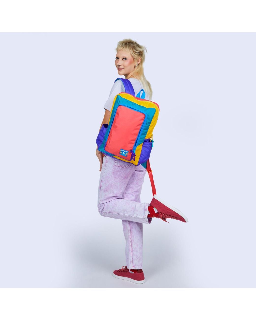 Mokuyobi Blue Largo Flyer Backpack