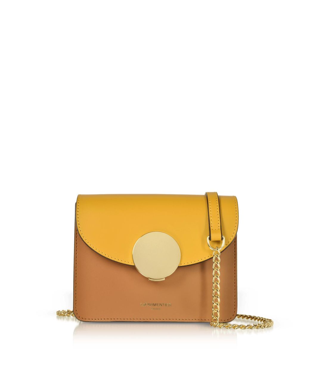 Le Parmentier Metallic New Ondina Mini Color Block Shoulder Bag