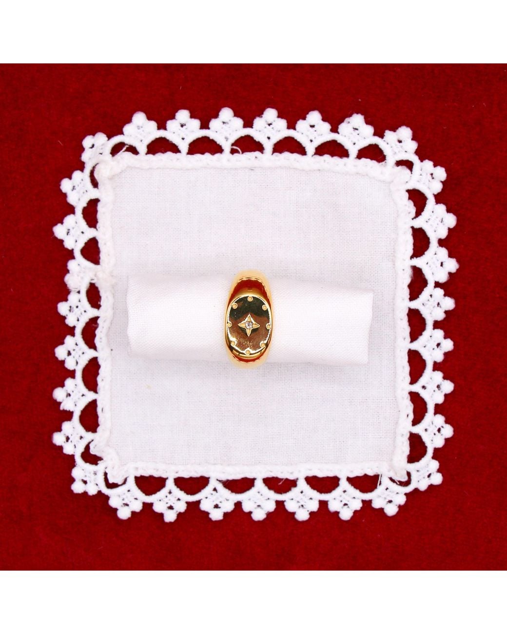 Iris London Metallic Poppy Ring