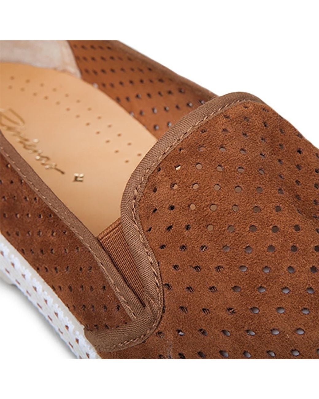 Rivieras Brown Classic Suede Slip-On Loafer