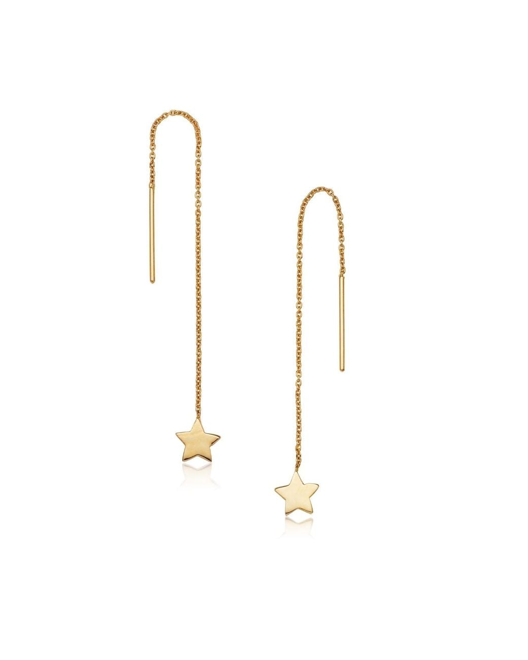 Preeti Sandhu Metallic Star Threader Earrings