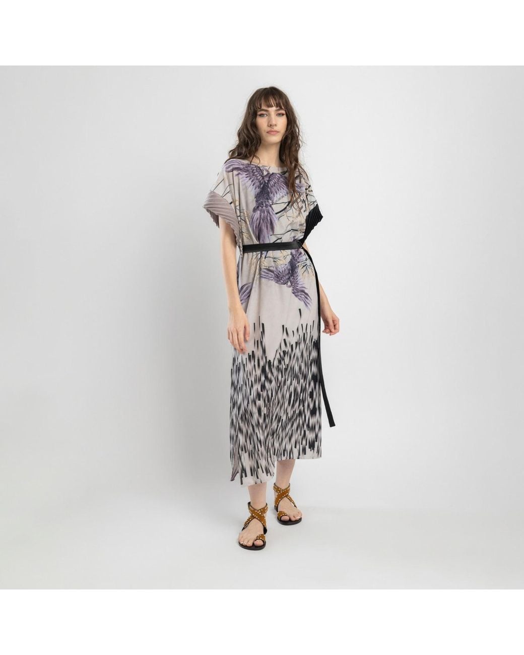 ARTISTA Gray Rizz Maxi Dress