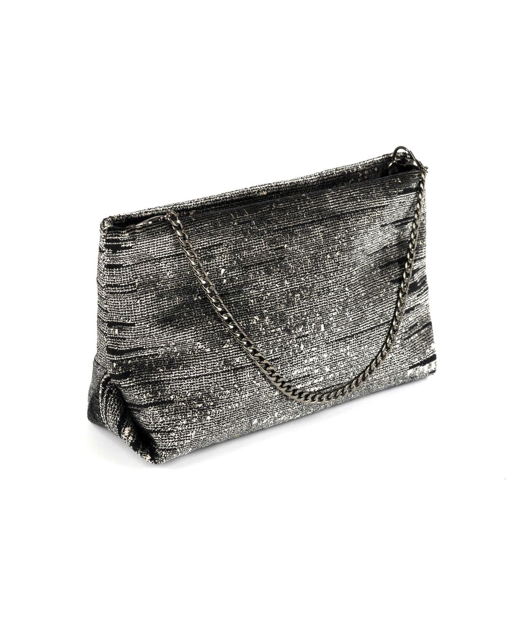 SJW BAGS LONDON Black Blenheim Velvet Clutch Bag