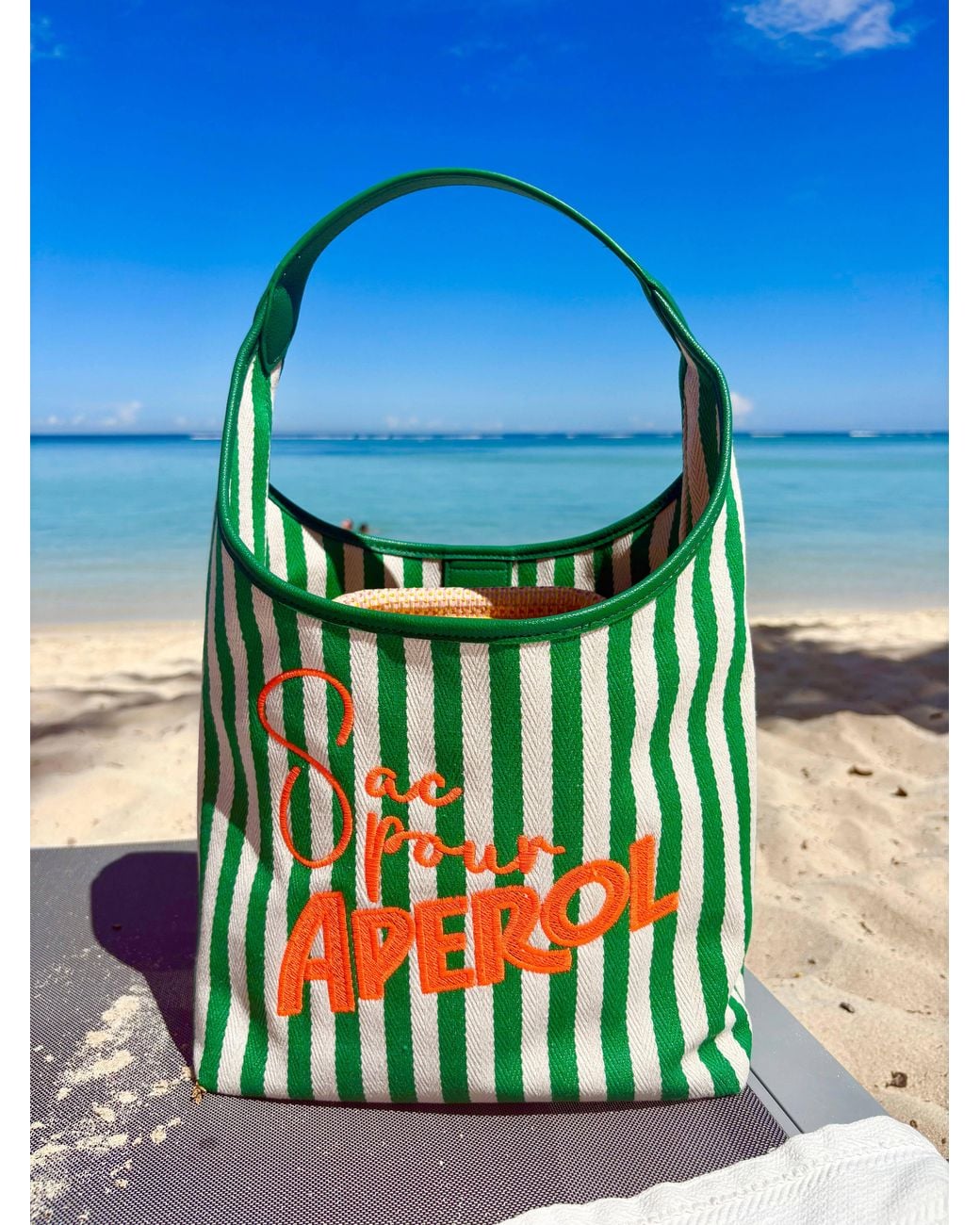 Lilly Loves Green Sac Pour Aperol Summer Bag