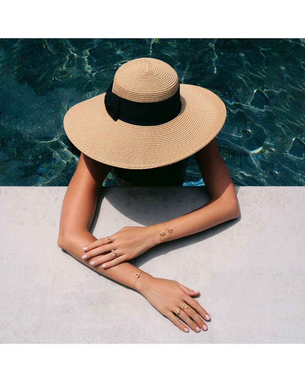 Sheida Farrokhi Metallic Rectangle Ring