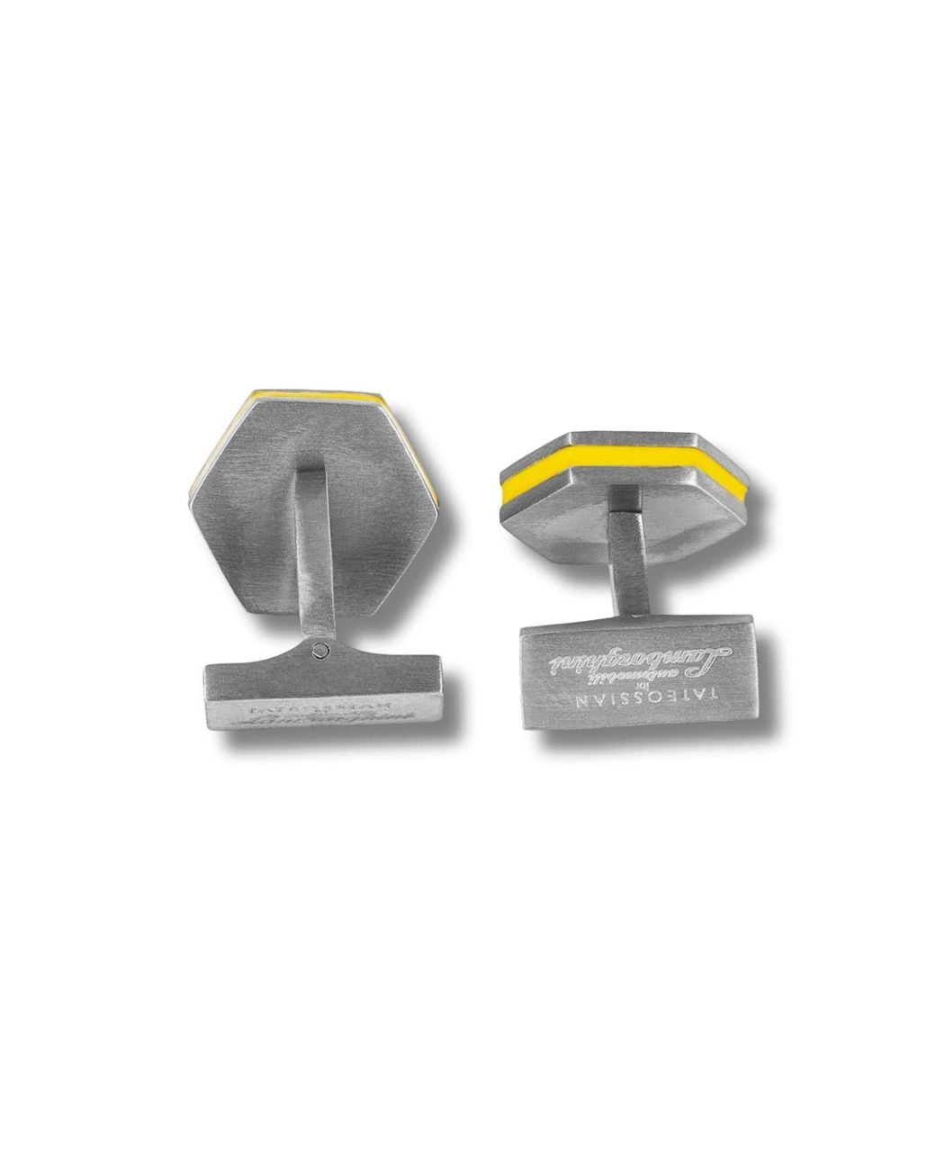 Tateossian Multicolor Automobili Lamborghini Hex Cufflinks for men