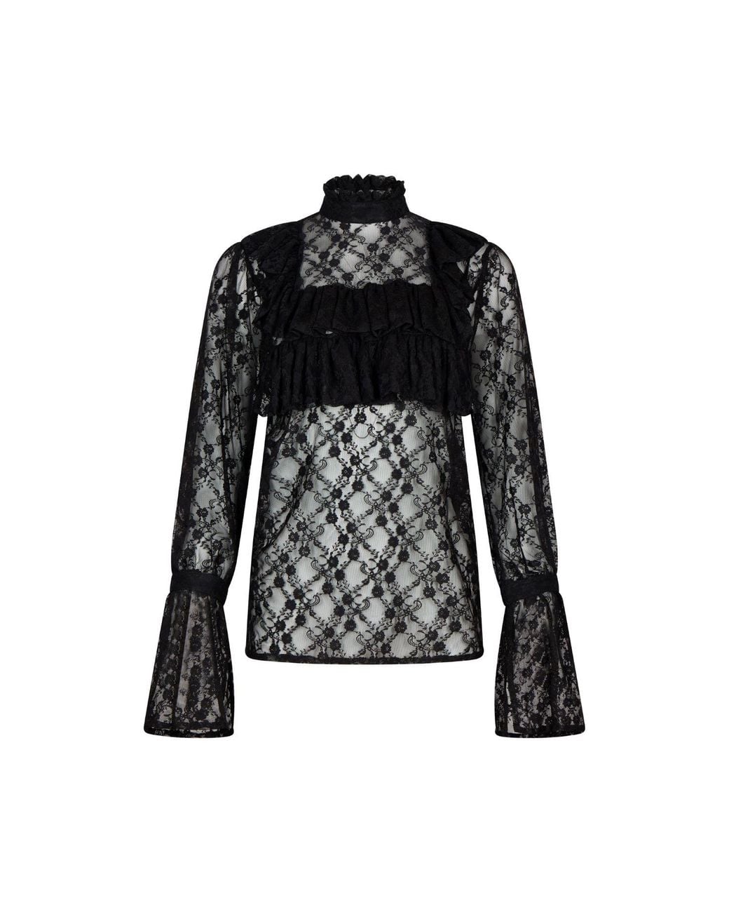 NUMBAT Black Evelyn Lace Blouse