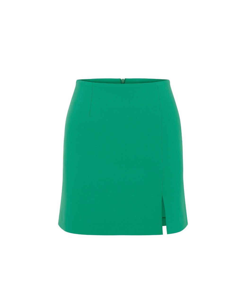 NAZLI CEREN Green Vance A Line Mini Skirt