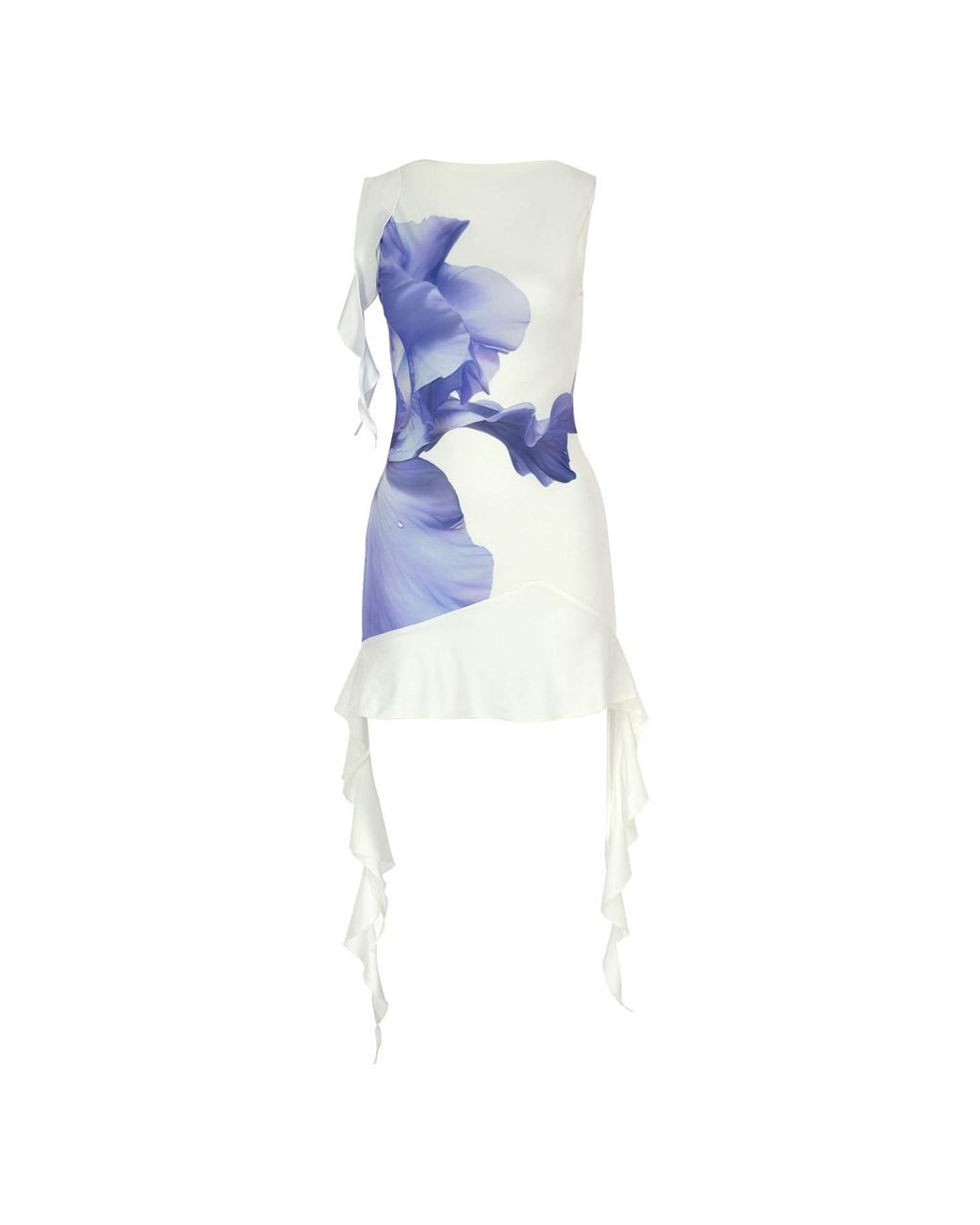 Herfetch Blue Mini-Bloom Dress