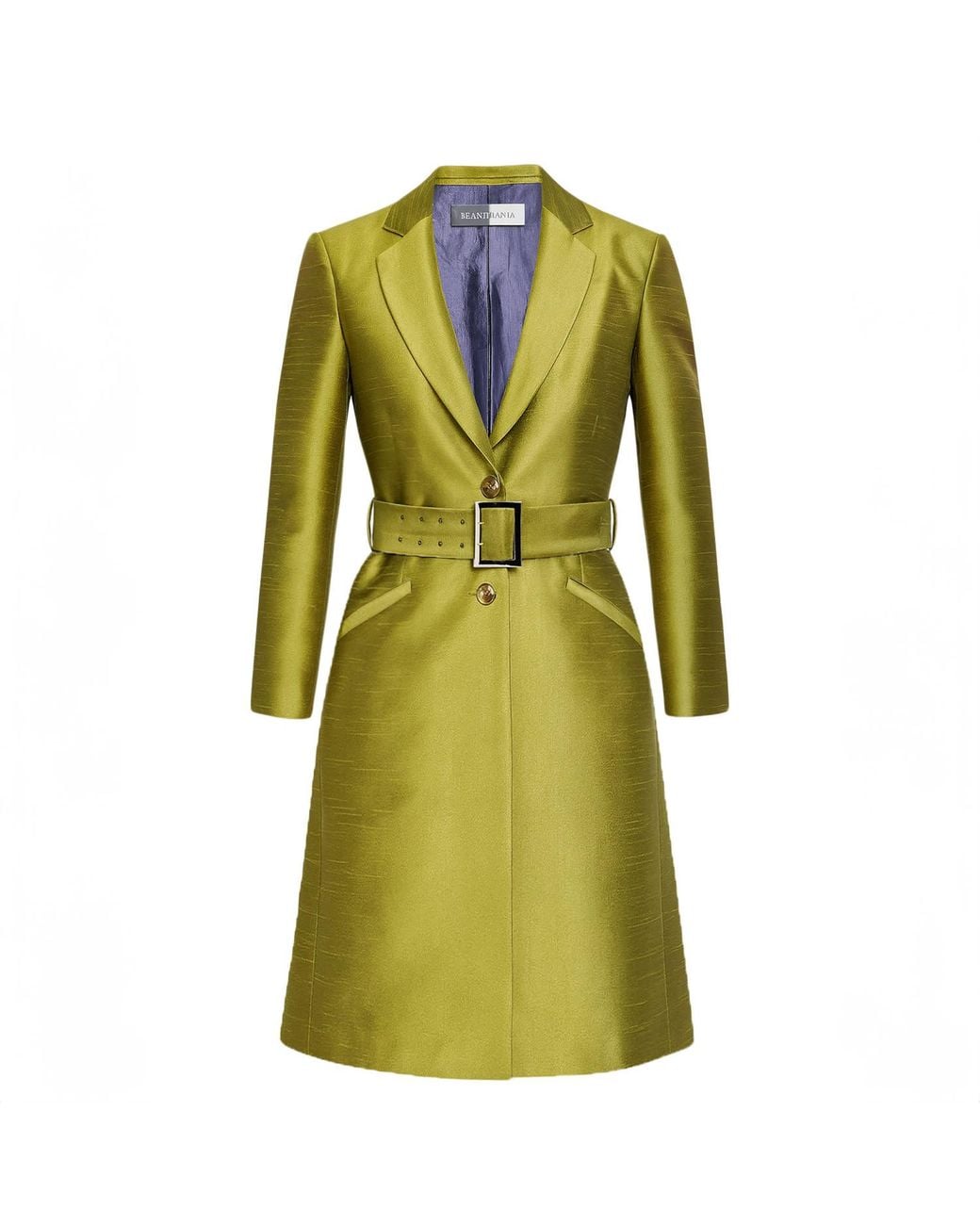 Richa Sharma Green Hued Silk Long Coat