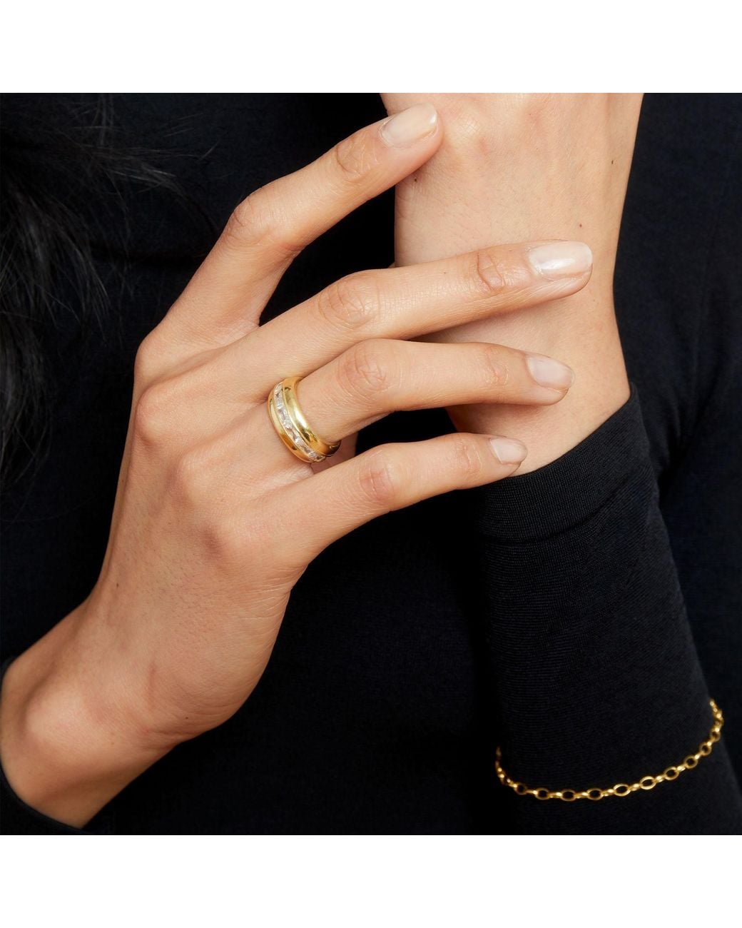 Argento Vivo Metallic The Quinn Ring