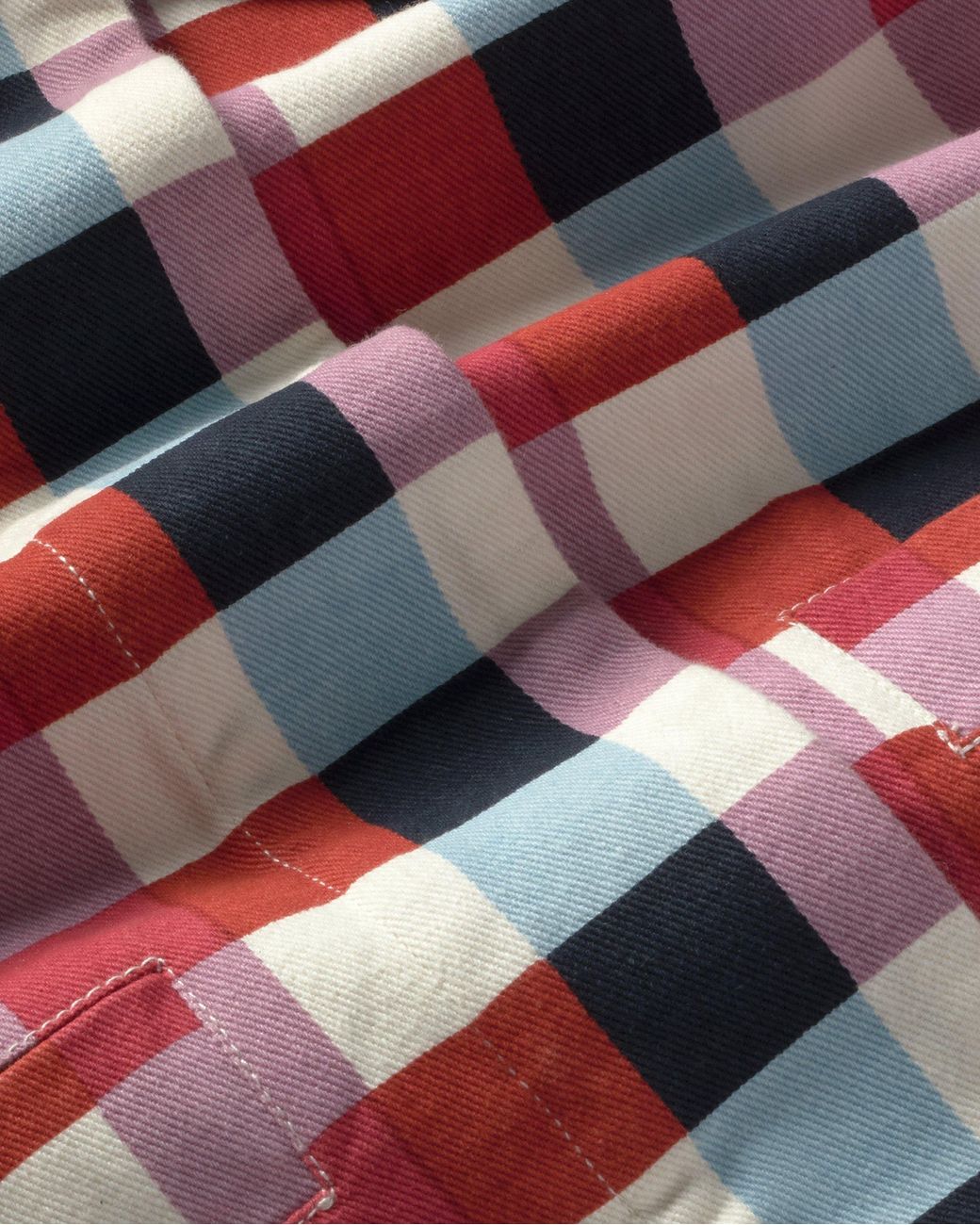 Thinking Mu Red Check Cheshire Astrid Jacket