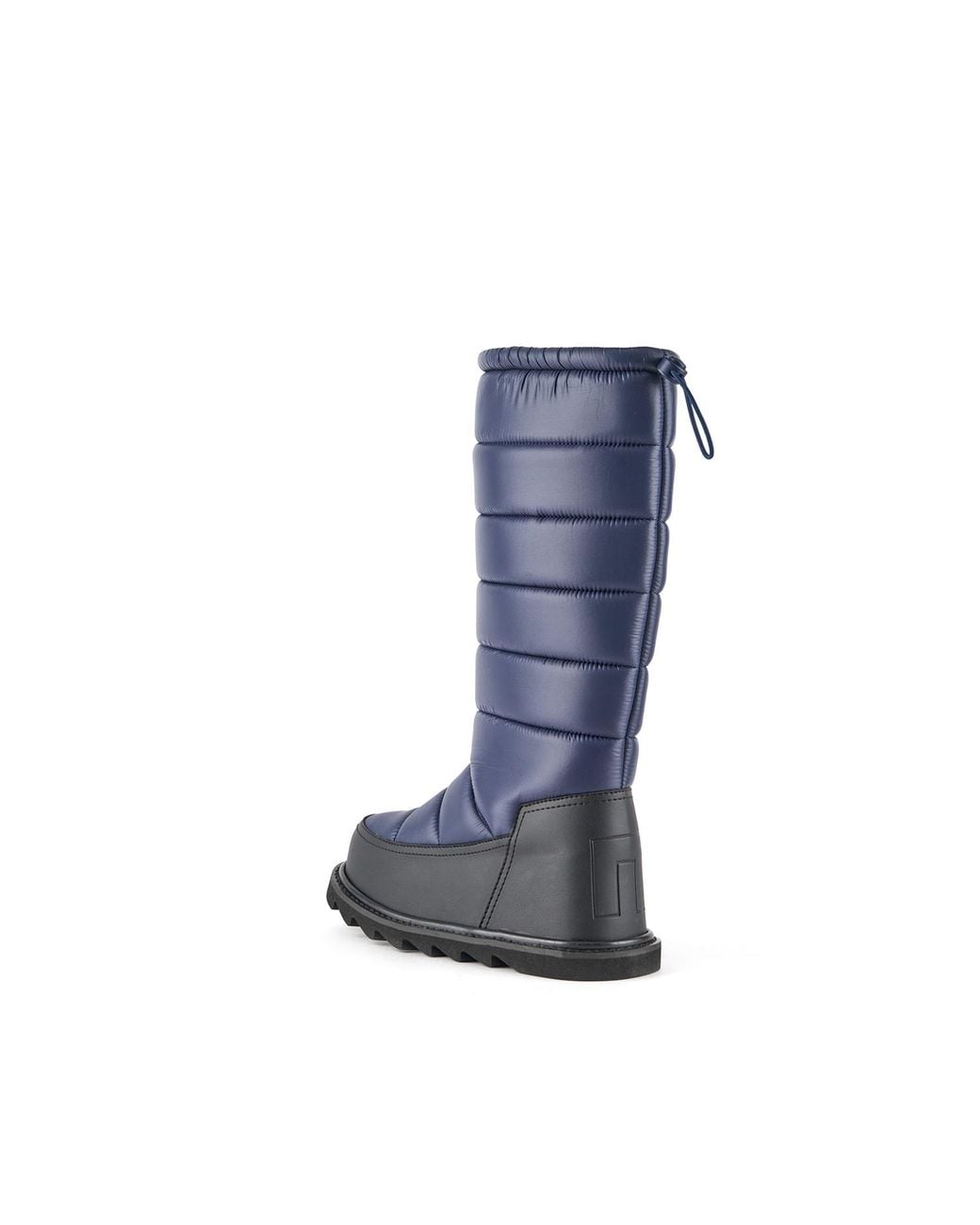 United Nude Blue Quilted Puffer Knee Boots