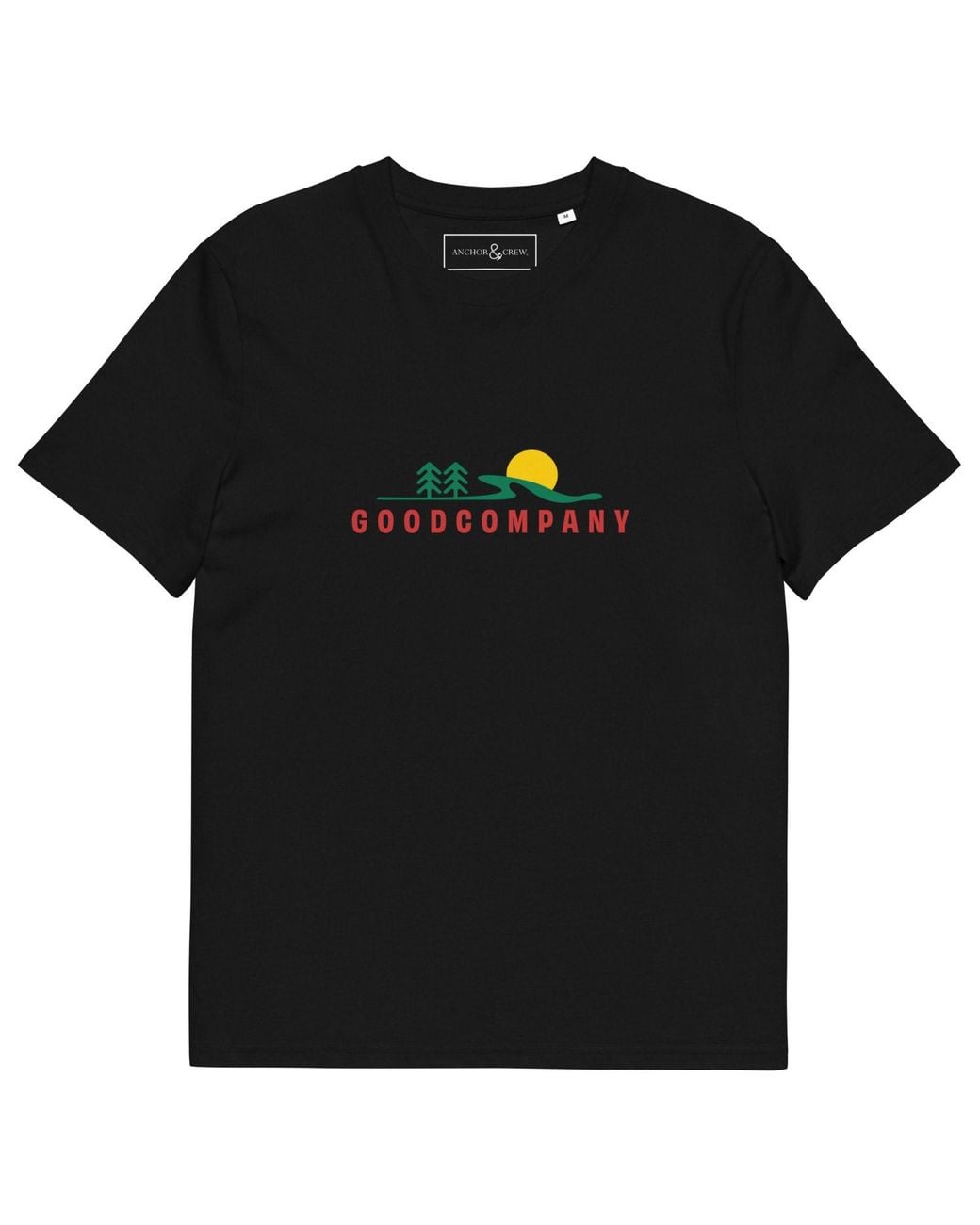 Anchor and Crew Black Good Company Supply Organic Cotton T-Shirt