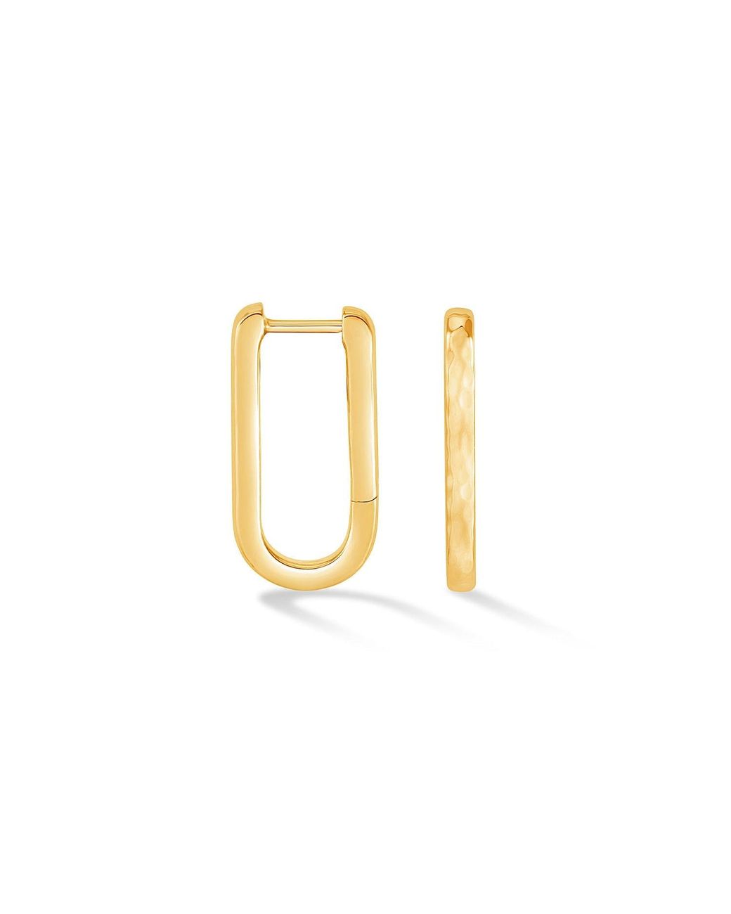 Dower & Hall Metallic Medium Nomad Link Huggie Hoops