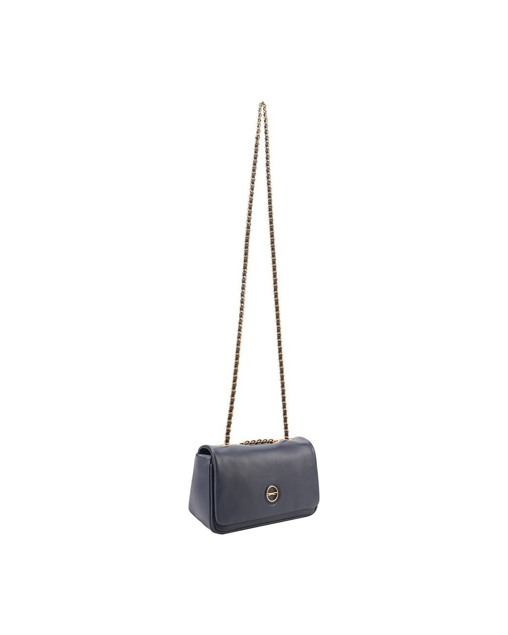 Paul Costelloe Blue Moxie Leather Crossbody Bag
