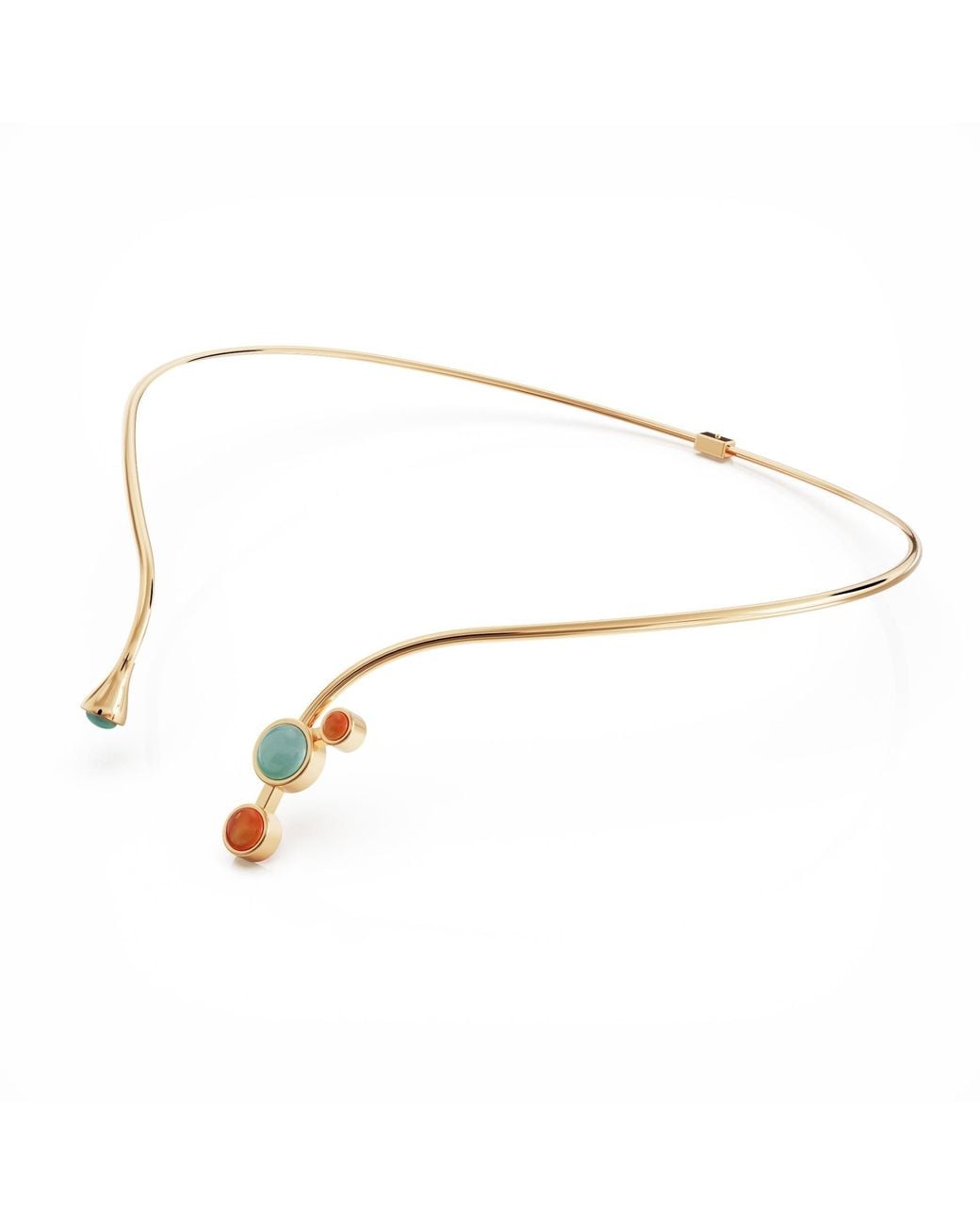 Linda Fiore Metallic Aurora Collier Vermeil