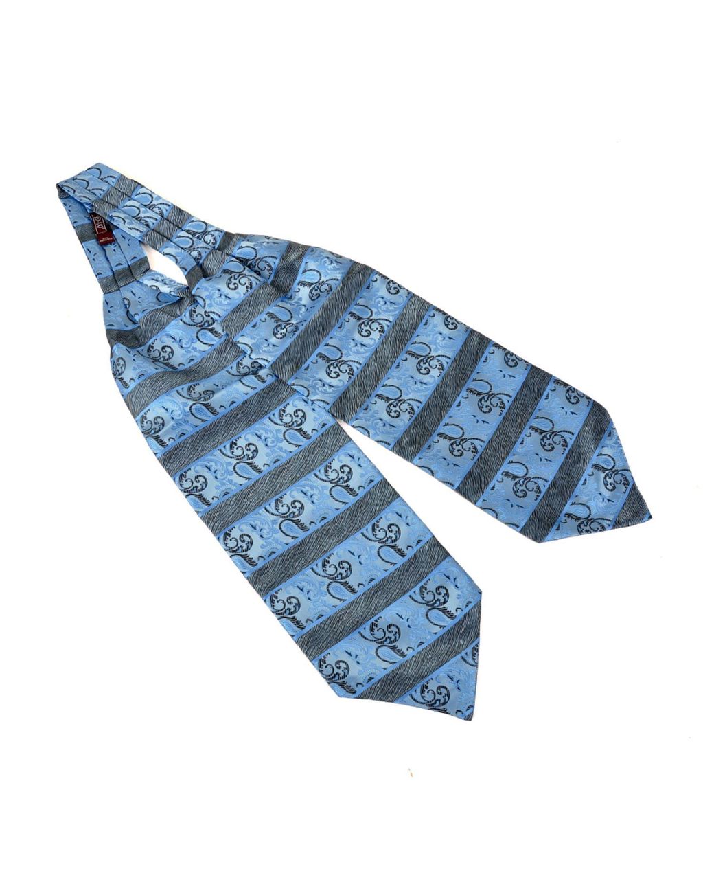 DAVID WEJ Self Tie Paisley Cravat – Skyblue for men