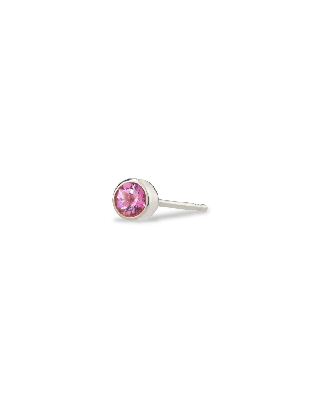 Maya Brenner Pink Birthstone Stud
