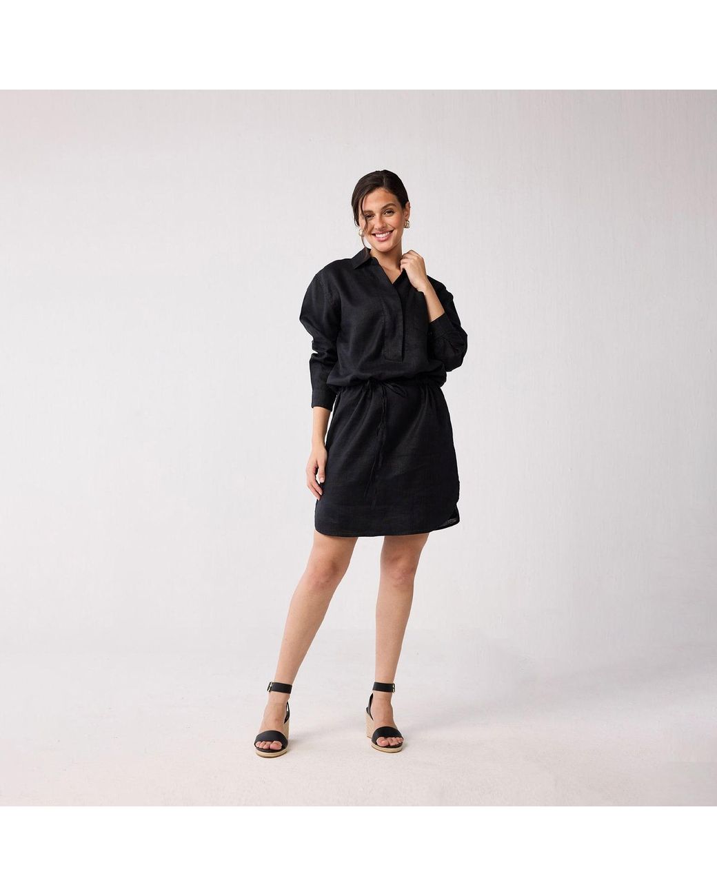 REISTOR Black Meet Be By The Cliff Dress