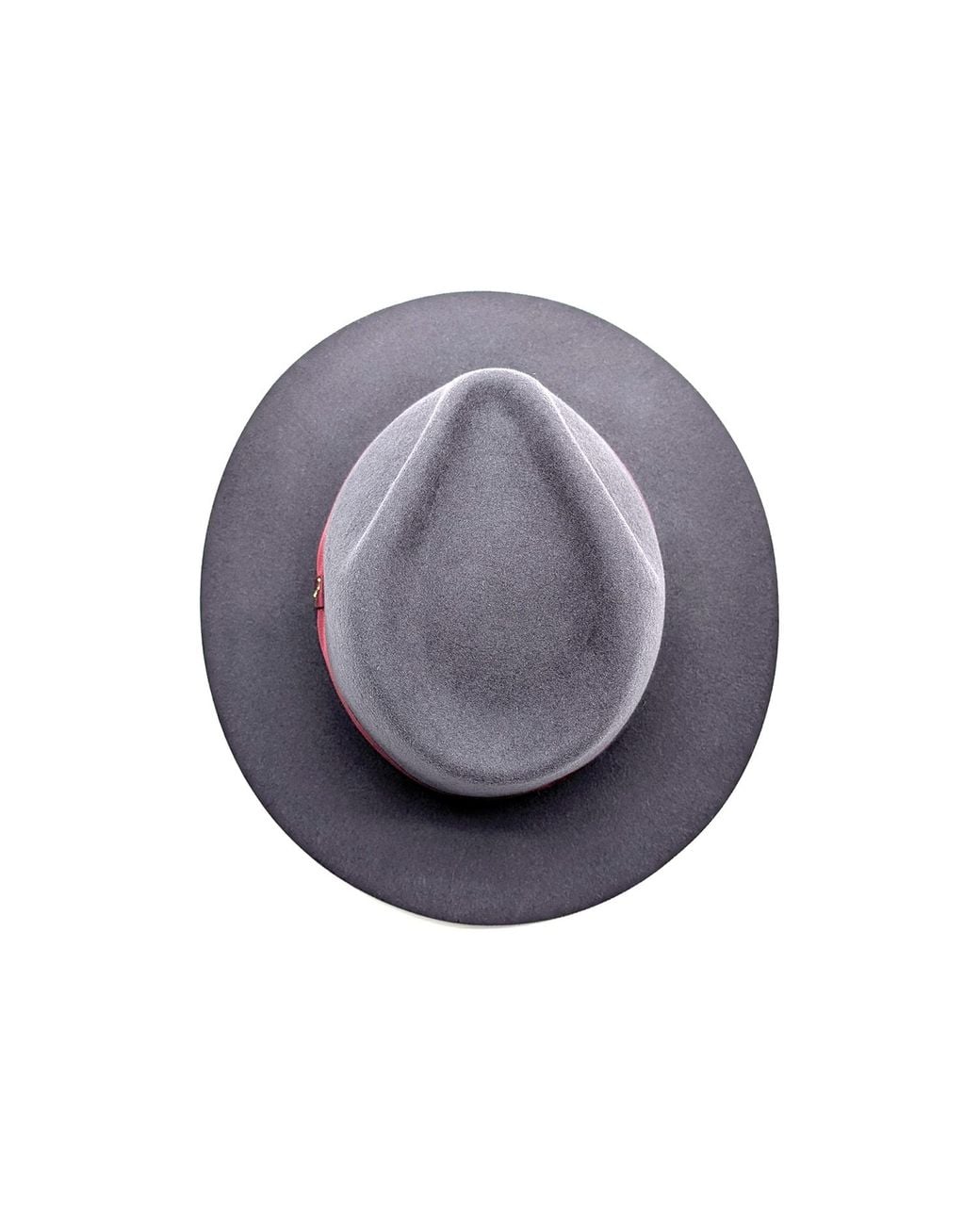 DORIA 1905 Blue Storm Smooth Lapin Felt Drop Hat for men