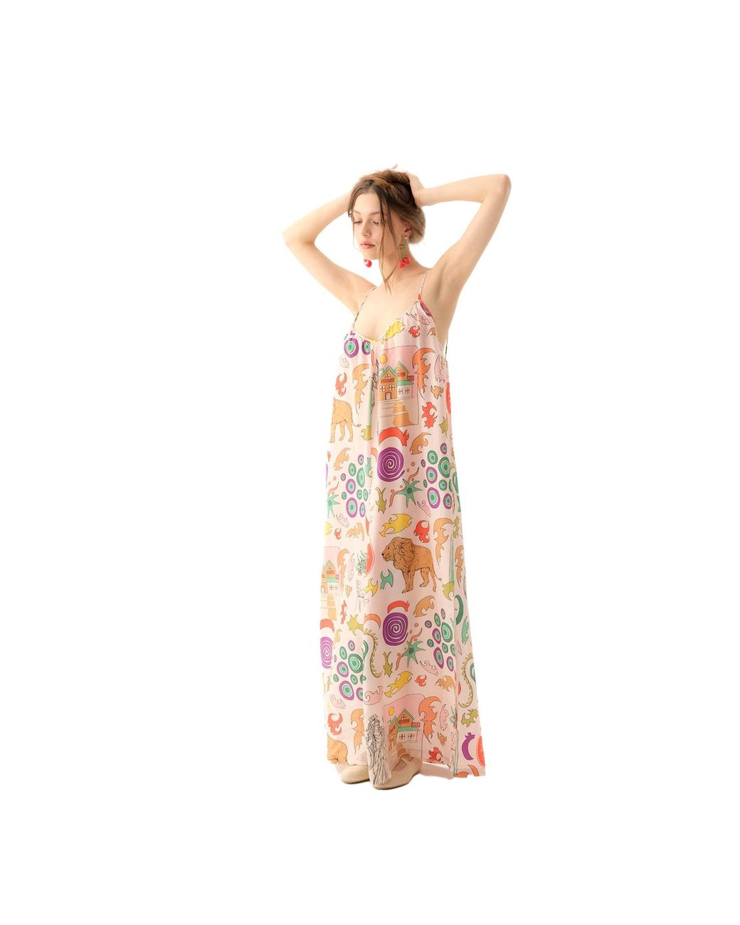 Iodes Pink Cunda Beach Dress