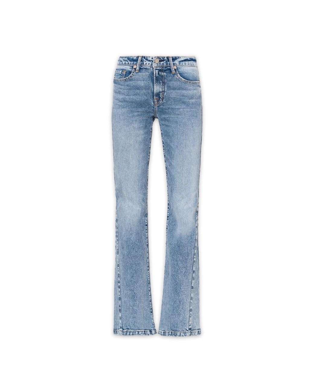 NOEND Blue Donna Mid Rise Flare