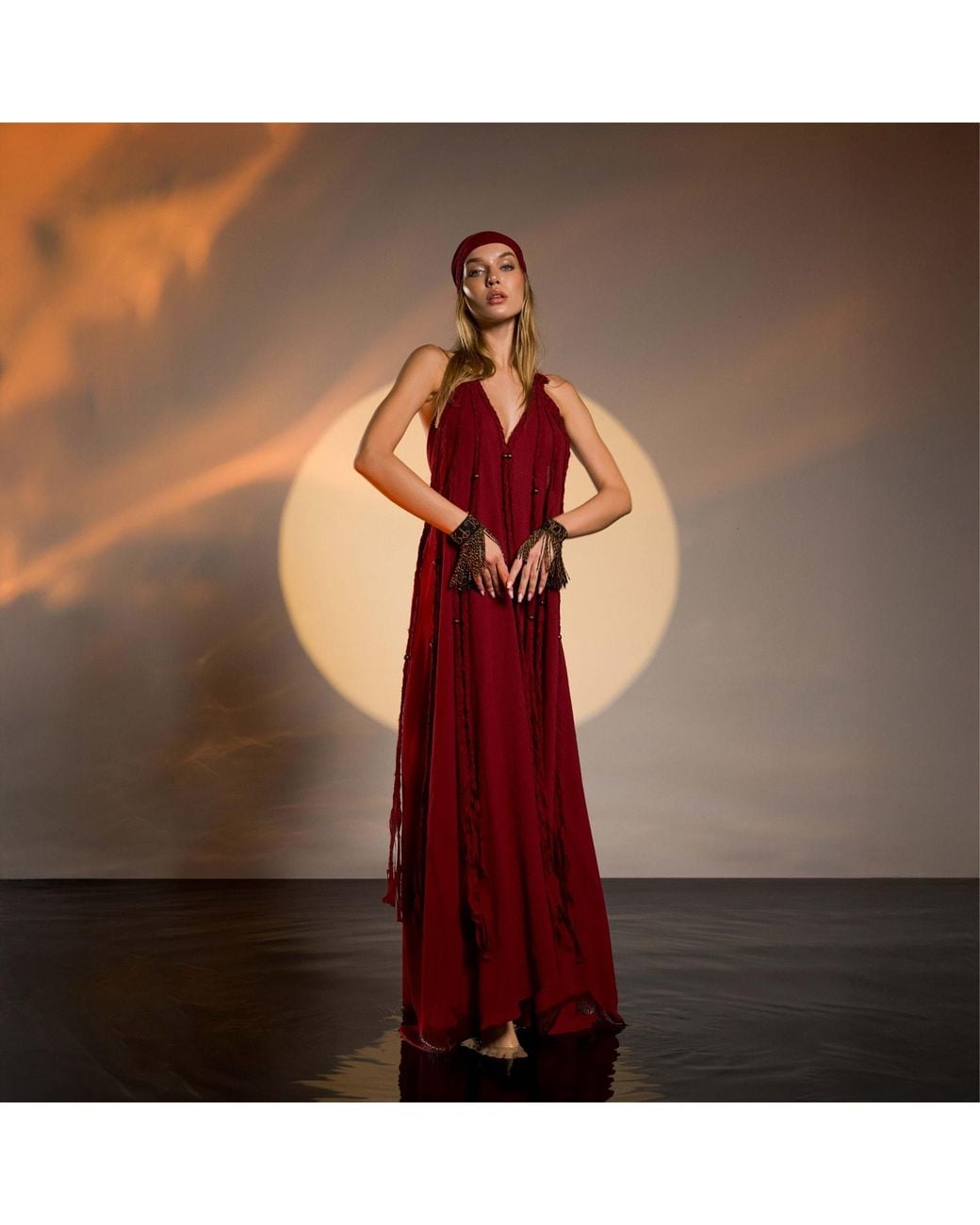 Zhenabia Red Kismet Dress