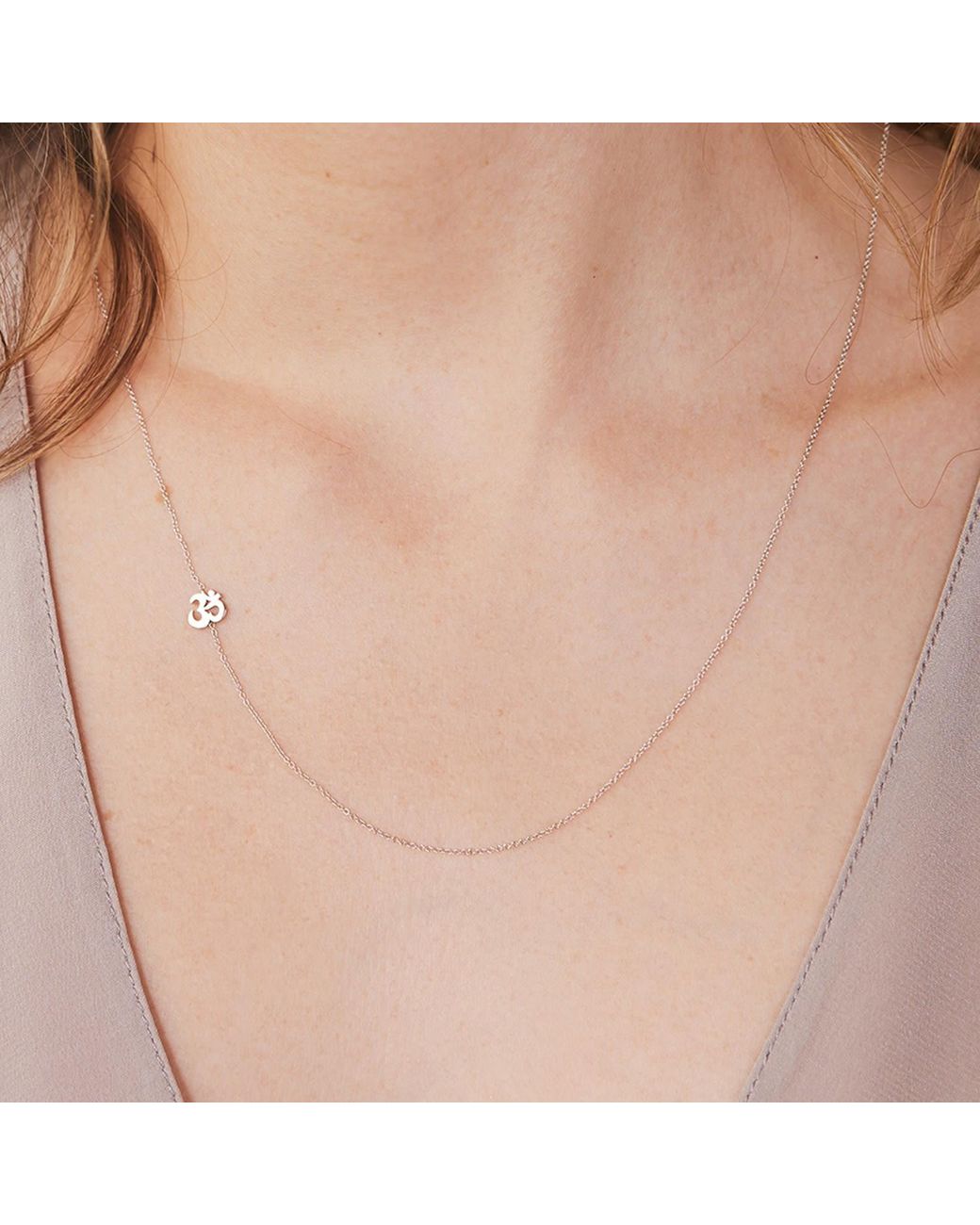Maya Brenner Metallic 14K Asymmetrical Charm Necklace