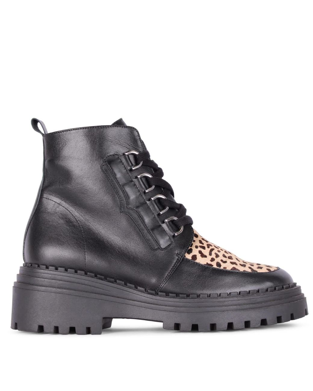 Terry De Havilland Black Rita Festival Boot Animal Print
