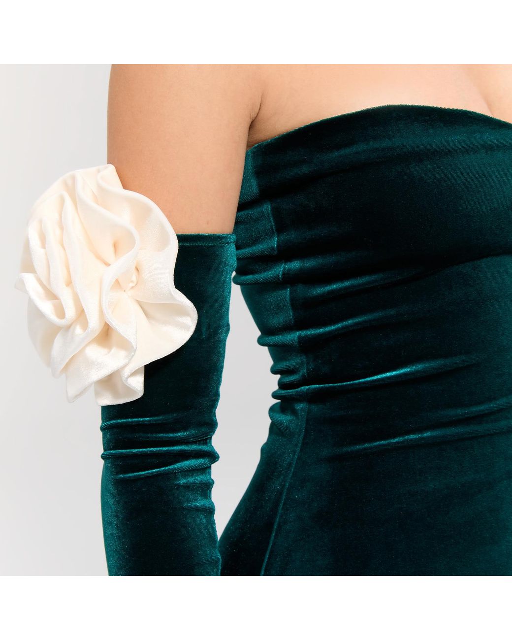 Nur Karaata Black Versailles Rose Gown