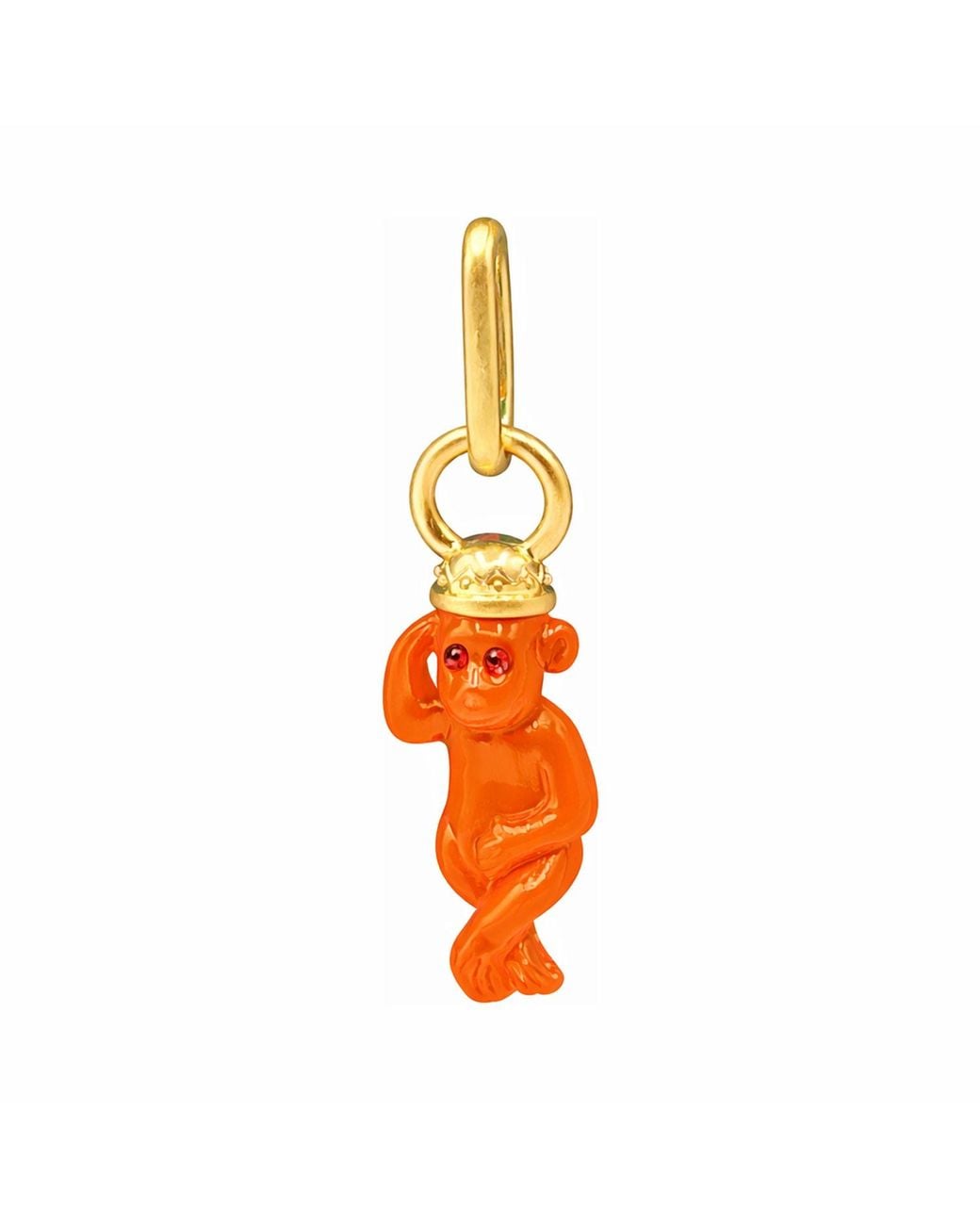 Michael Nash Jewelry Orange Monkey Charm