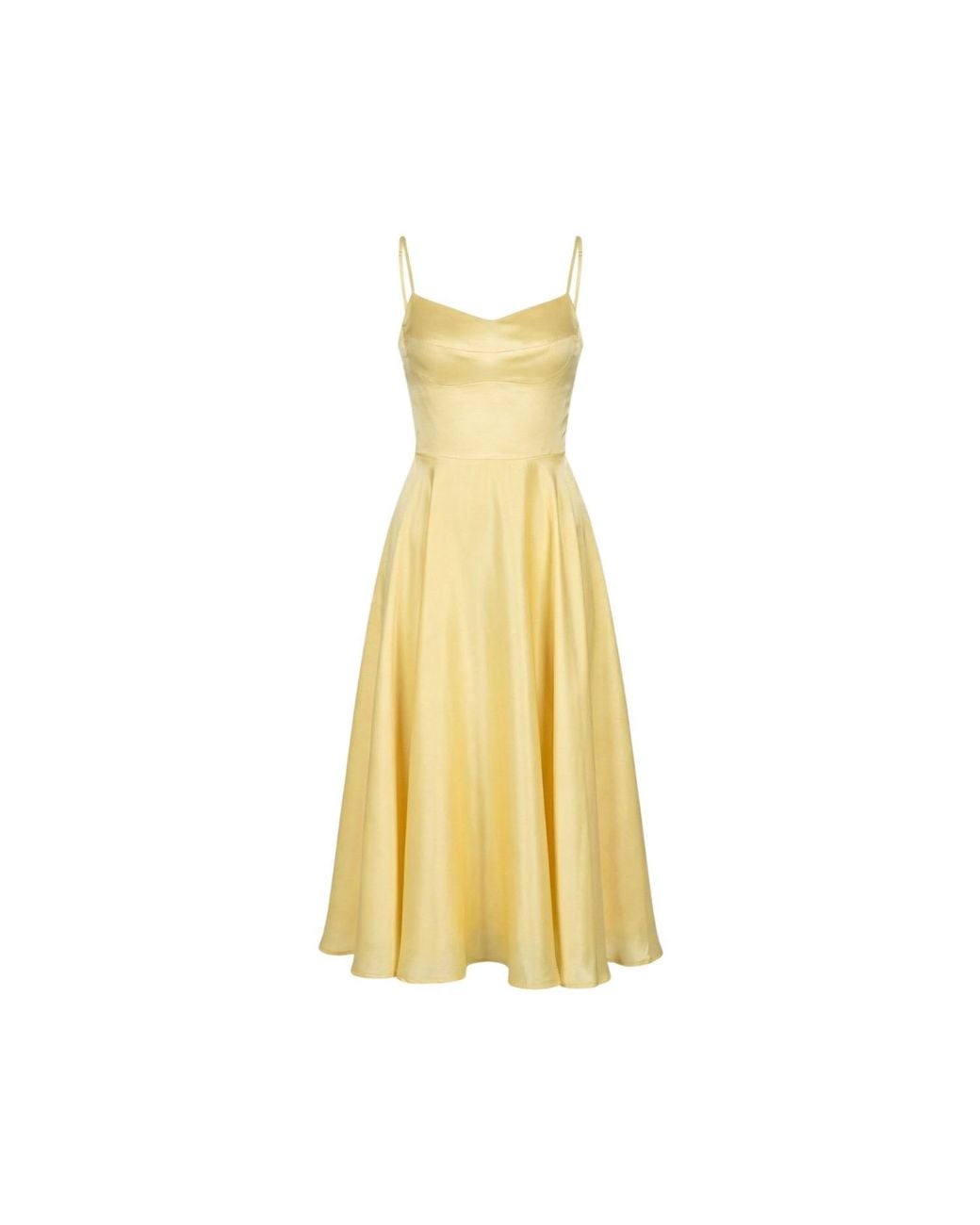 RainSisters Yellow Soft Sundress: Vanilla Sunbeam