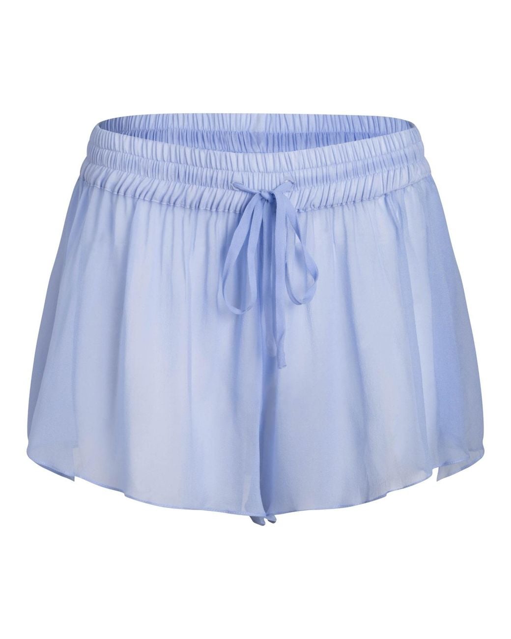 Je Mérite (I Deserve) Blue Silk Chiffon Tap Short