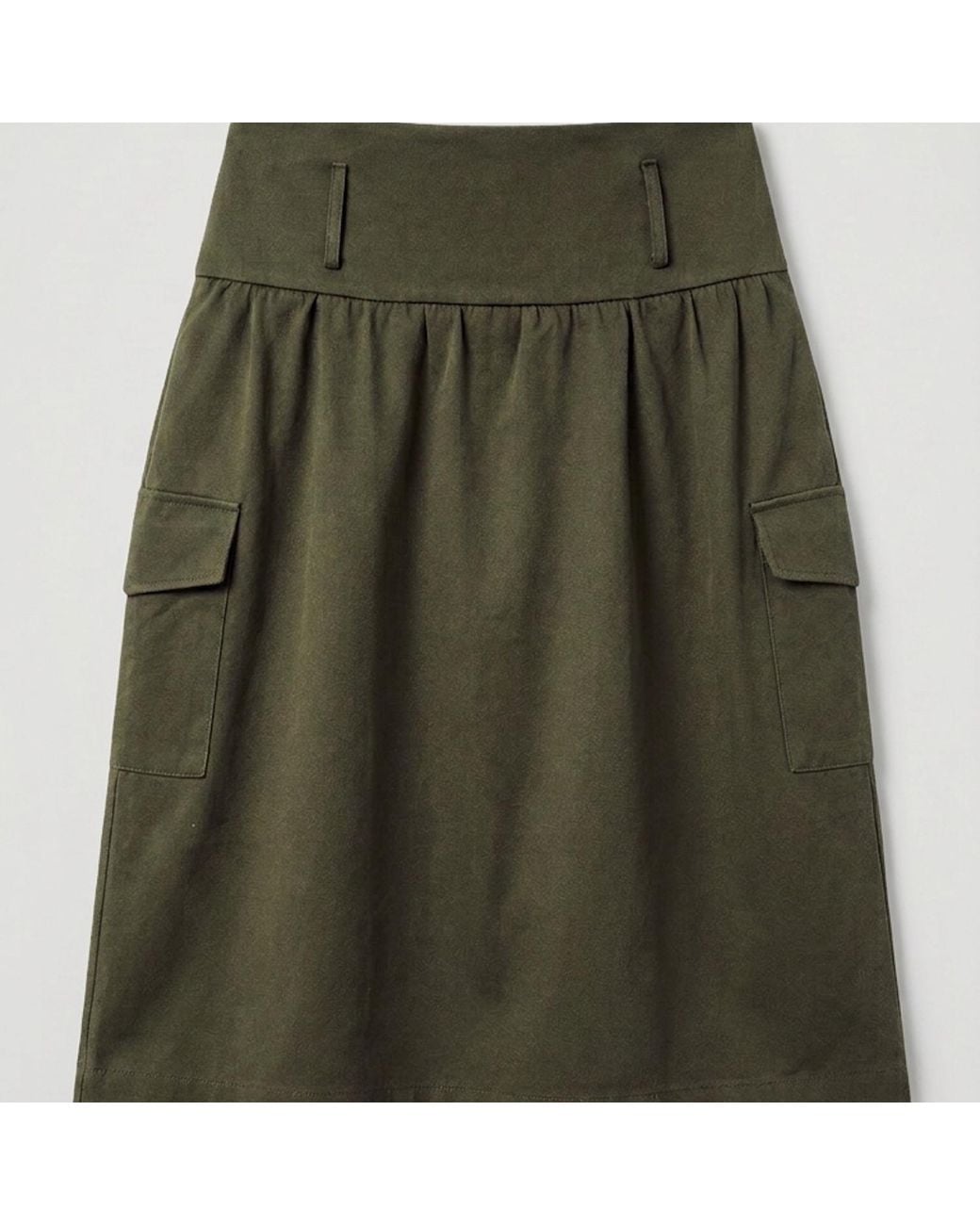 Italia A Collection Green The Cargo Skirt