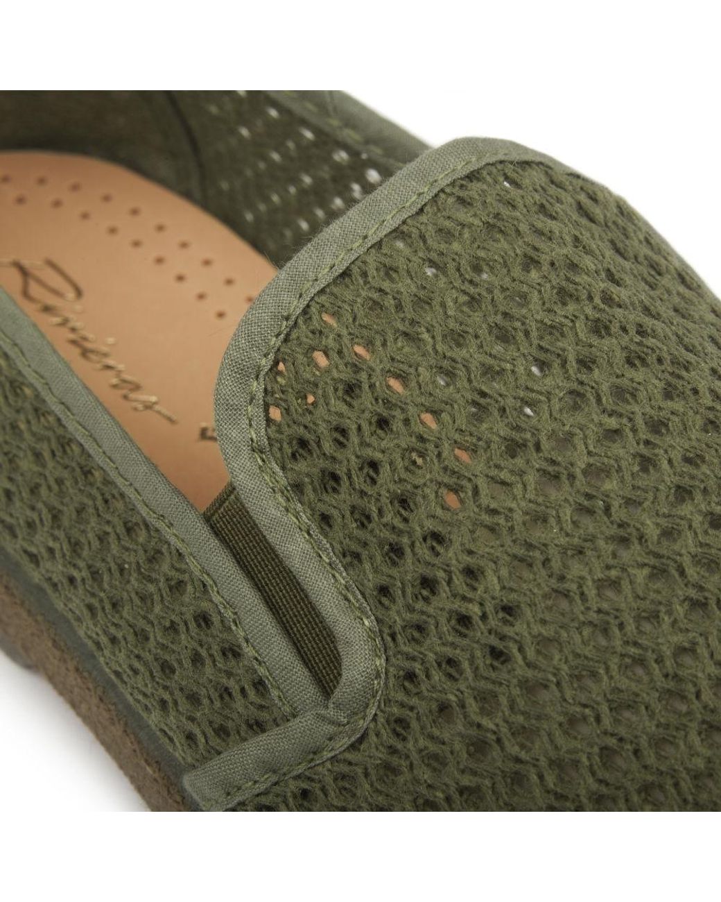 Rivieras Green Classic Mesh Slip-On Loafer