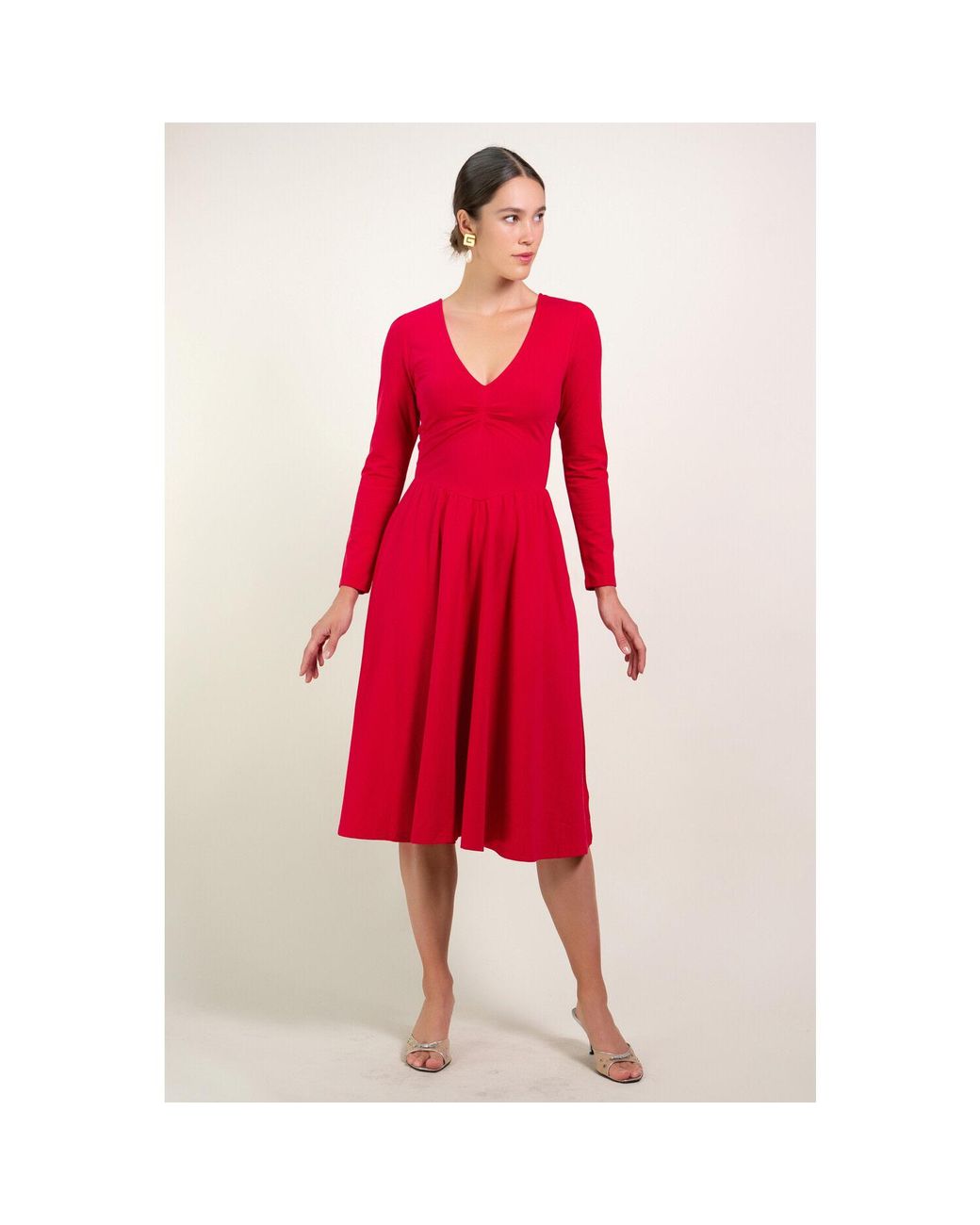Kristinit Red Cherry Ballet Pina Dress