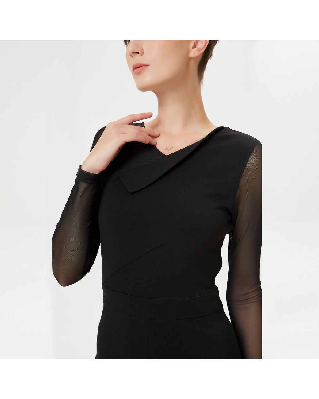 Smart and Joy Black Fitted Dress