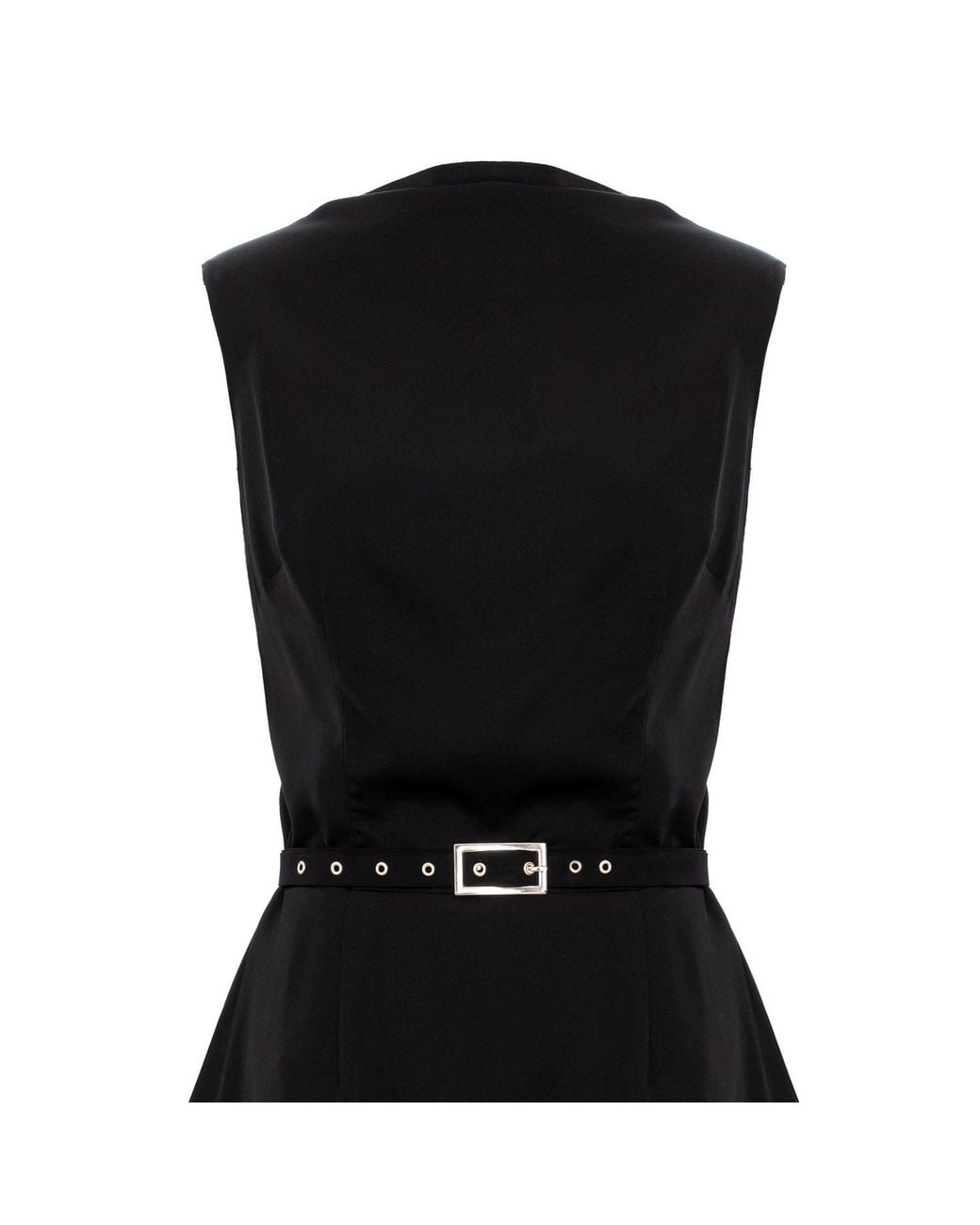 AVENUE No.29 Black Cowl Neckline A Line Viscose Mini Dress